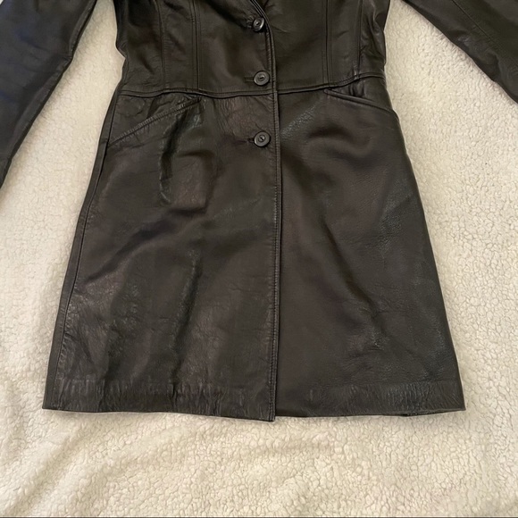 Vintage New York Speed Black Women’s Trench Coat - Picture 5 of 9